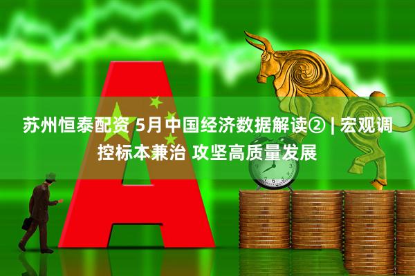 苏州恒泰配资 5月中国经济数据解读② | 宏观调控标本兼治 攻坚高质量发展