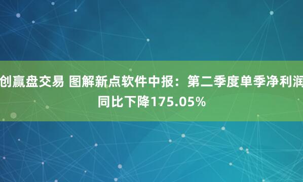 创赢盘交易 图解新点软件中报：第二季度单季净利润同比下降175.05%