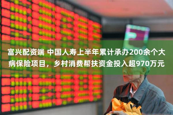 富兴配资端 中国人寿上半年累计承办200余个大病保险项目，乡村消费帮扶资金投入超970万元